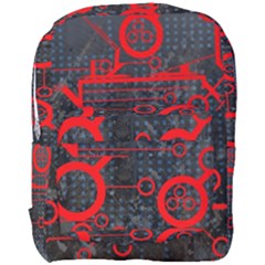 Tech - Red Full Print Backpack by ExtraAwesomeSauce