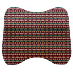 Native American Pattern Velour Head Support Cushion by ExtraGoodSauce