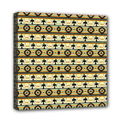 Native American Pattern Mini Canvas 8  X 8  (stretched) by ExtraAwesomeSauce