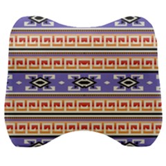 Native American Pattern Velour Head Support Cushion by ExtraGoodSauce