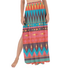 Native American Pattern Maxi Chiffon Tie-up Sarong by ExtraAwesomeSauce