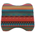 Native American Pattern Velour Head Support Cushion View1