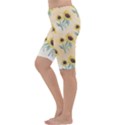 Sunflowers Pattern Cropped Leggings  View2