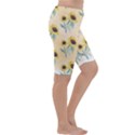 Sunflowers Pattern Cropped Leggings  View3