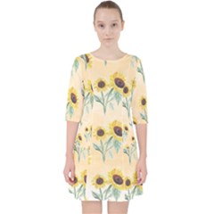 Sunflowers Pattern Pocket Dress by ExtraAwesomeSauce