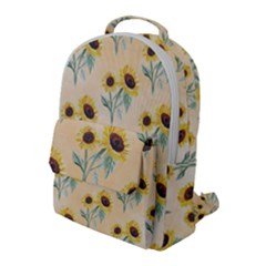 Sunflowers Pattern Flap Pocket Backpack (large) by ExtraGoodSauce