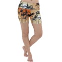 Sunset Palm Trees Beach Summer Lightweight Velour Yoga Shorts View1