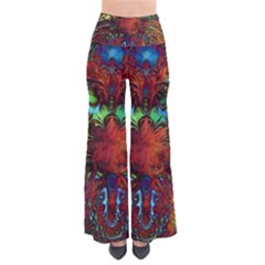 Boho Hippie Trippy Floral Pattern So Vintage Palazzo Pants by CrypticFragmentsDesign