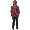 Phoenix Rising Colorful Abstract Art Men s Front Pocket Pullover Windbreaker View2