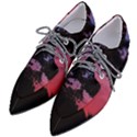 Sunset Landscape High Contrast Photo Pointed Oxford Shoes View2