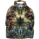 Multicolor Floral Art Copper Patina  Mini Full Print Backpack View1