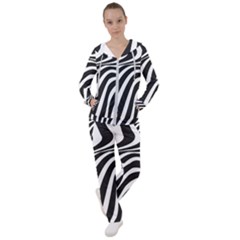 Wave Line Curve Women s Tracksuit by Dutashop