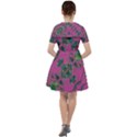 Modern Floral Collage Print Pattern Sailor Dress View2