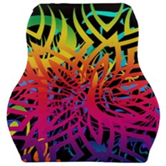 Abstract Jungle Car Seat Velour Cushion  by icarusismartdesigns