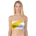 Pineapples pop art Bandeau Top View1