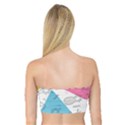 Pineapples pop art Bandeau Top View2