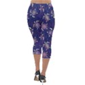 Turtles  Lightweight Velour Capri Leggings  View2
