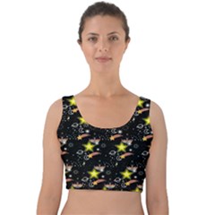 Sparkle Stars Velvet Crop Top by Sparkle