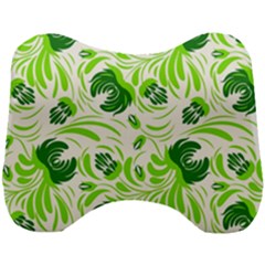 Green Leaves Head Support Cushion by Eskimos