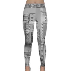 Aerial View Montevideo Uruguay Classic Yoga Leggings by dflcprintsclothing