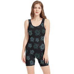 Blue Turtles On Black Women s Wrestling Singlet by contemporary