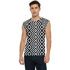 Patternformesgeometriquesnoir5 Men s Raglan Cap Sleeve Tee by kcreatif