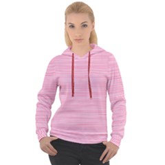 Pink Knitted Pattern Women s Overhead Hoodie by goljakoff