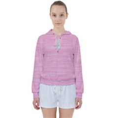 Pink Knitted Pattern Women s Tie Up Sweat by goljakoff