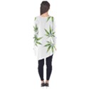 Cannabis Curative Cut Out Drug Long Sleeve Tunic  View2