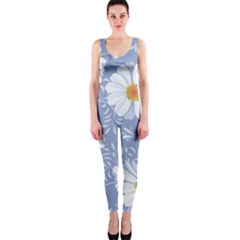 Chamomile Flowers One Piece Catsuit by goljakoff