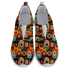 Multicolor Geometric Pattern No Lace Lightweight Shoes by designsbymallika