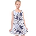 Folk floral pattern. Flowers print. Kids  Cross Back Dress View1