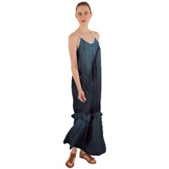 Whales Family Cami Maxi Ruffle Chiffon Dress by goljakoff