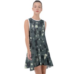 Abstract Texture Surface Print Frill Swing Dress by dflcprintsclothing