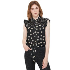 Pattern Marguerites Frill Detail Shirt by kcreatif