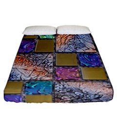 Tiles Cbdoilprincess 4c3ec21c-5cb9-4df3-975d-d1bfcef57dda Fitted Sheet (california King Size) by CBDOilPrincess1