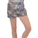 Tiles CBDOilPrincess 4c3ec21c-5cb9-4df3-975d-d1bfcef57dda Velour Lounge Shorts View1