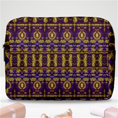 Fancy Ornate Pattern Mosaic Print Make Up Pouch (large) by dflcprintsclothing