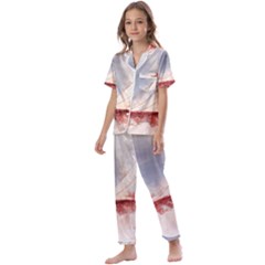Golden Gate Bridge Kids  Satin Short Sleeve Pajamas Set by goljakoff