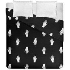 Vampire Hand Motif Graphic Print Pattern 2 Duvet Cover Double Side (california King Size) by dflcprintsclothing