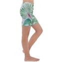  Palm Trees by Traci K Kids  Lightweight Velour Capri Yoga Leggings View3