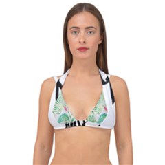  Palm Trees By Traci K Double Strap Halter Bikini Top by tracikcollection