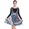 Vector Vivid Marble Pattern 1 Plunge Pinafore Dress View1