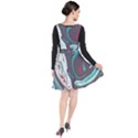 Vector Vivid Marble Pattern 1 Plunge Pinafore Dress View2