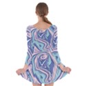 Vector Vivid Marble Pattern 10 Long Sleeve Skater Dress View2