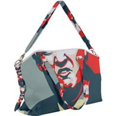 Trump Nope Canvas Crossbody Bag by goljakoff