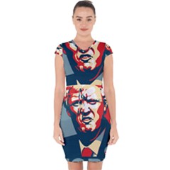 Trump2 Capsleeve Drawstring Dress  by goljakoff