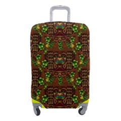 Rainbow Heavy Metal Artificial Leather Lady Among Spring Flowers Luggage Cover (small) by pepitasart