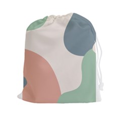 Abstract Shapes  Drawstring Pouch (2xl) by Sobalvarro