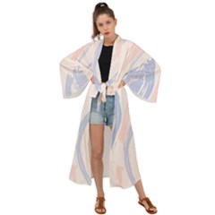 Marble Stains  Maxi Kimono by Sobalvarro